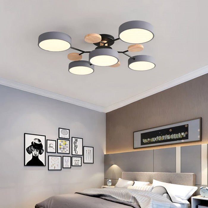 Skandinavische LED-Deckenleuchte - Modernes, Energiesparendes und Nachhaltiges Design