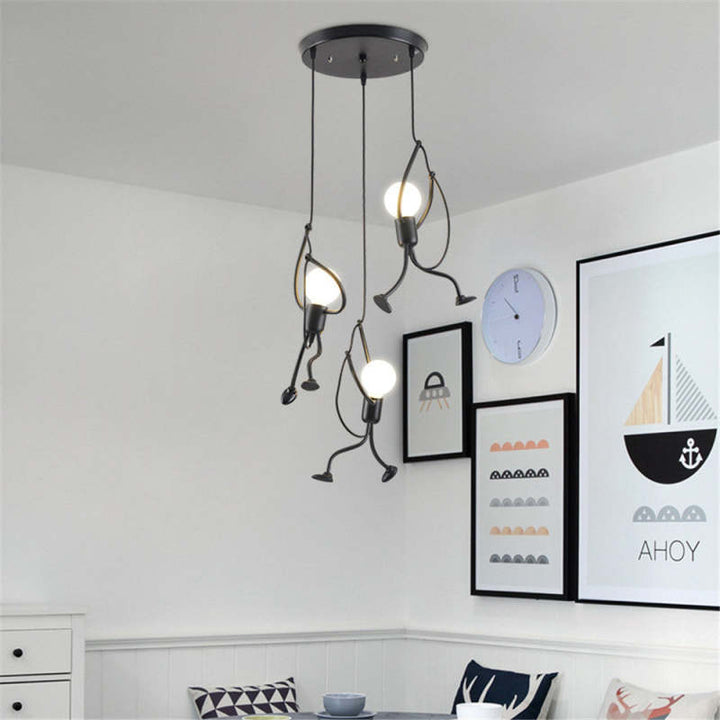 Retro Iron Man Deckenlampe – Einzigartiges und Verspieltes Design
