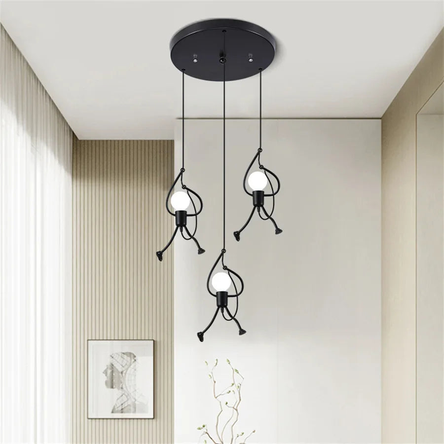 Retro Iron Man Deckenlampe – Einzigartiges und Verspieltes Design