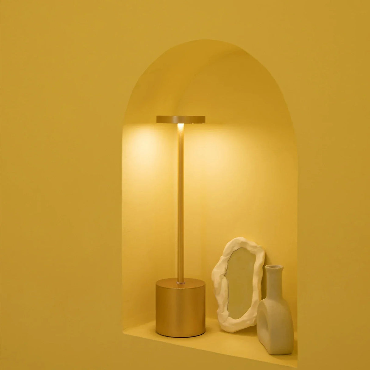 Kabellose Touch-Tischlampe mit Warmlicht