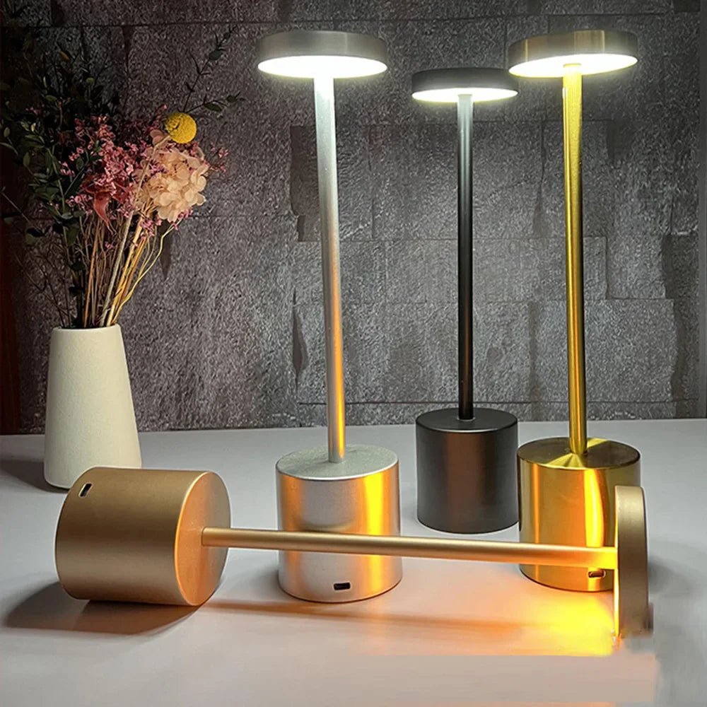 Kabellose Touch-Tischlampe mit Warmlicht