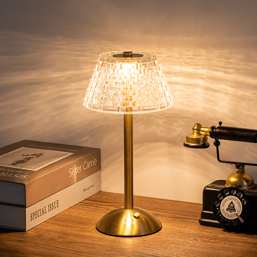 RadiantGlow - Kabellose Tischlampe