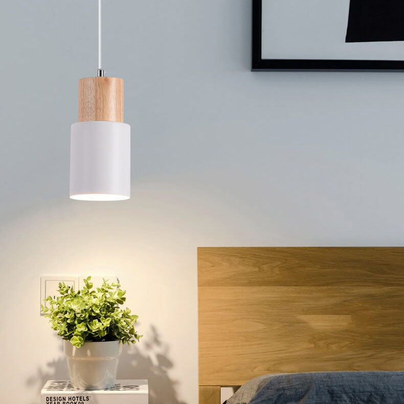 Zylinder Aluminium 1-flammige LED Pendelleuchte Modernes Design