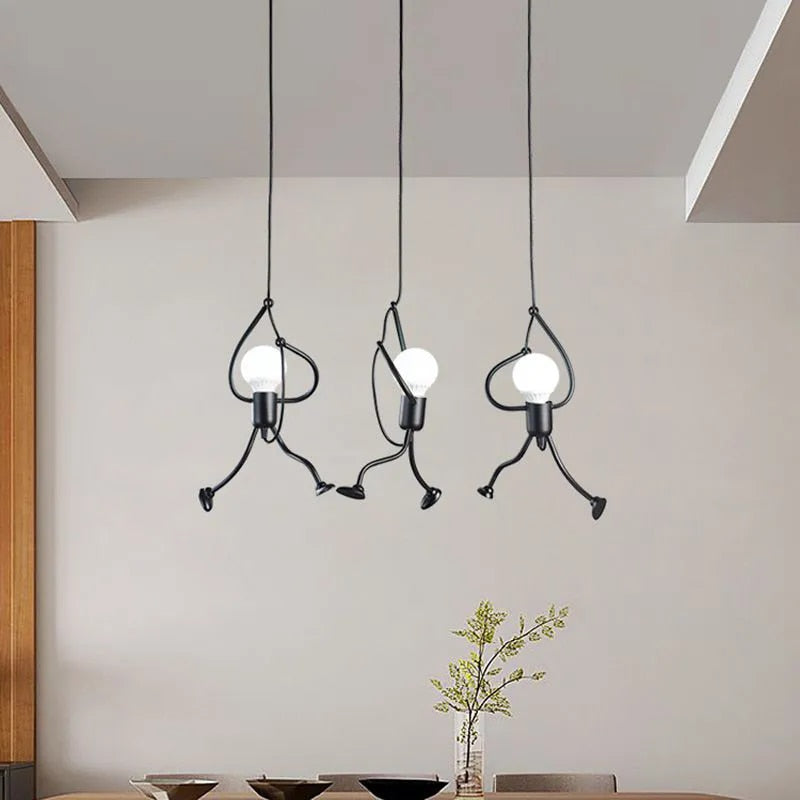 Retro Iron Man Deckenlampe – Einzigartiges und Verspieltes Design