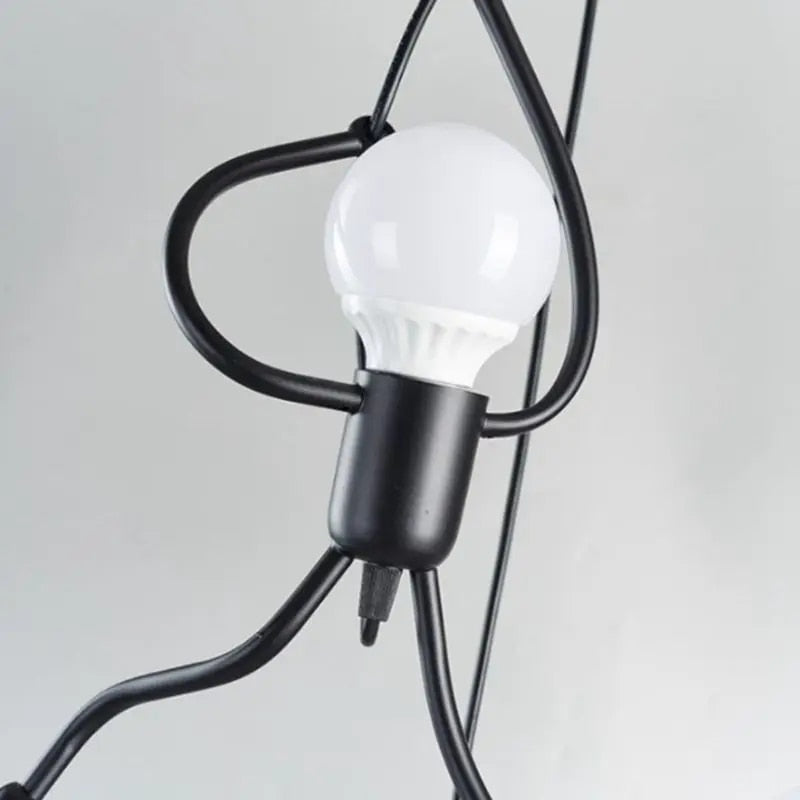 Retro Iron Man Deckenlampe – Einzigartiges und Verspieltes Design