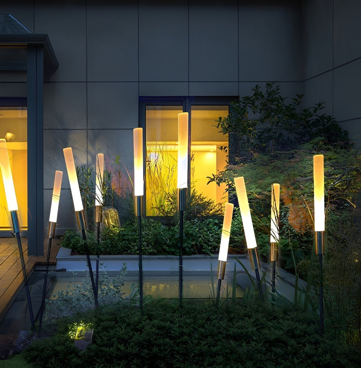 Solar-LED-Außenbeleuchtung - Einfache Installation