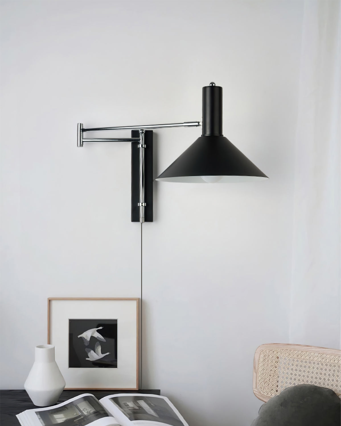 Verstellbare Minimalistische Wandleuchte für Schlafzimmer und Wohnzimmer
