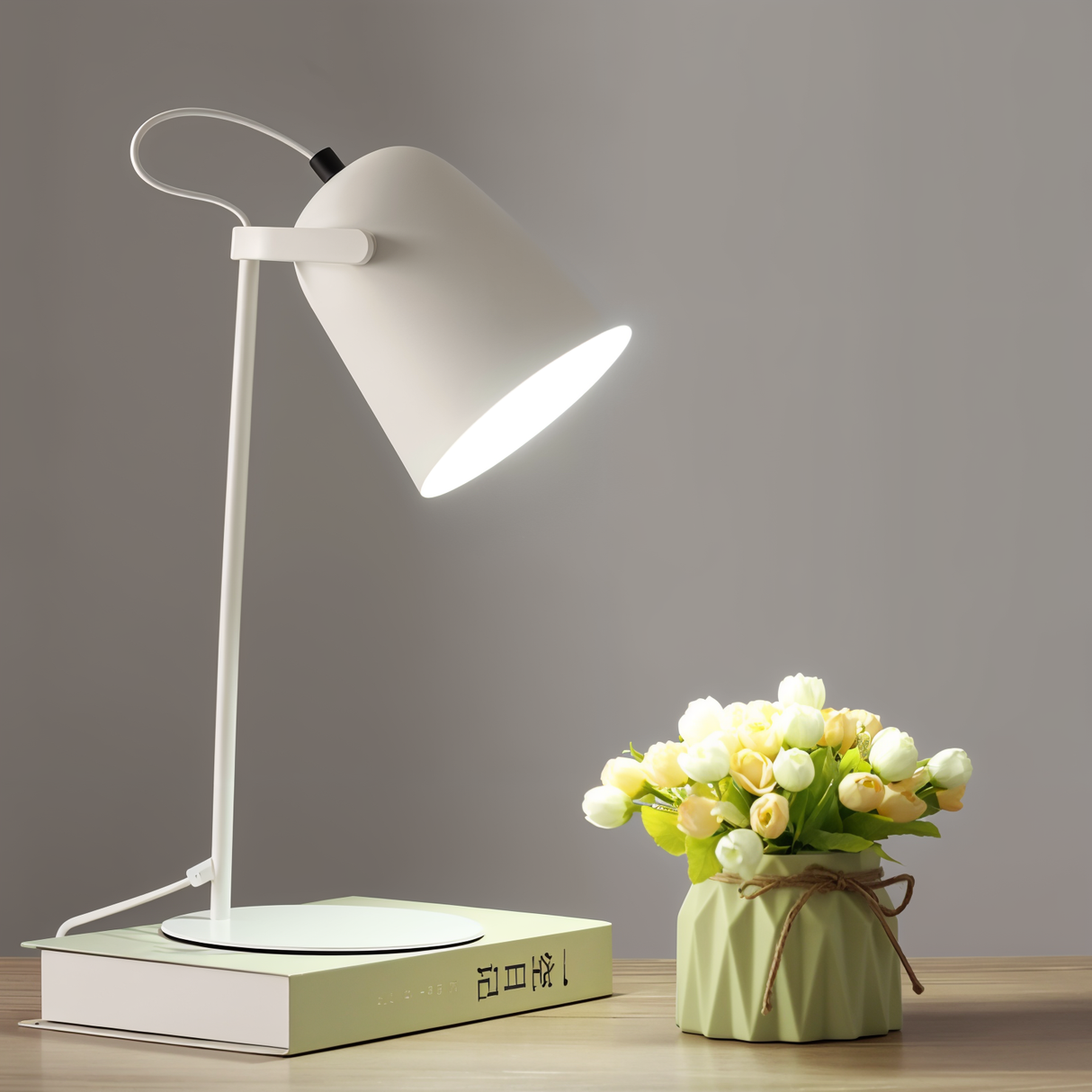 Verstellbare Tischlampe - Bunte LED Leselampe für Schreibtisch