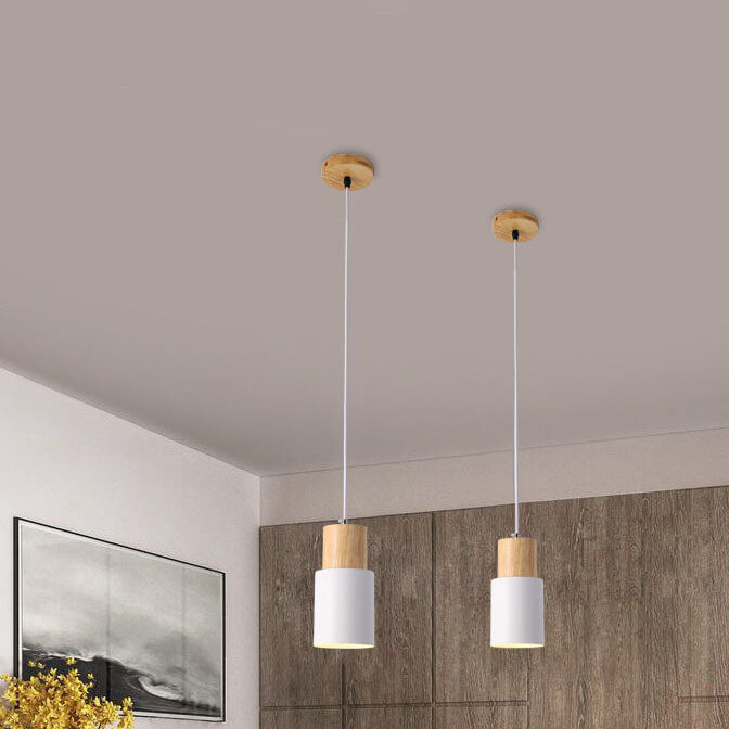 Zylinder Aluminium 1-flammige LED Pendelleuchte Modernes Design