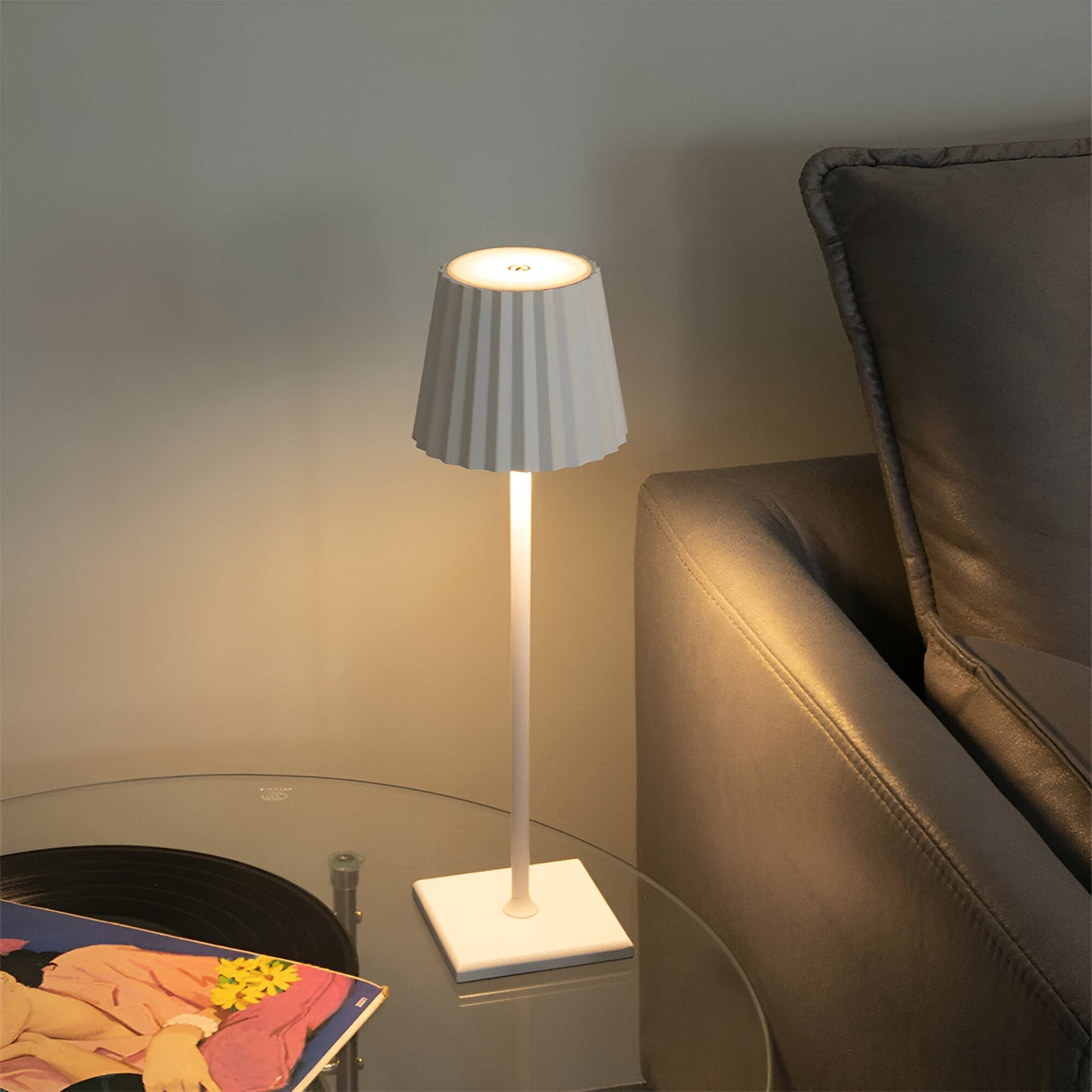 Kabellose LED Tischlampe mit Touchbedienung
