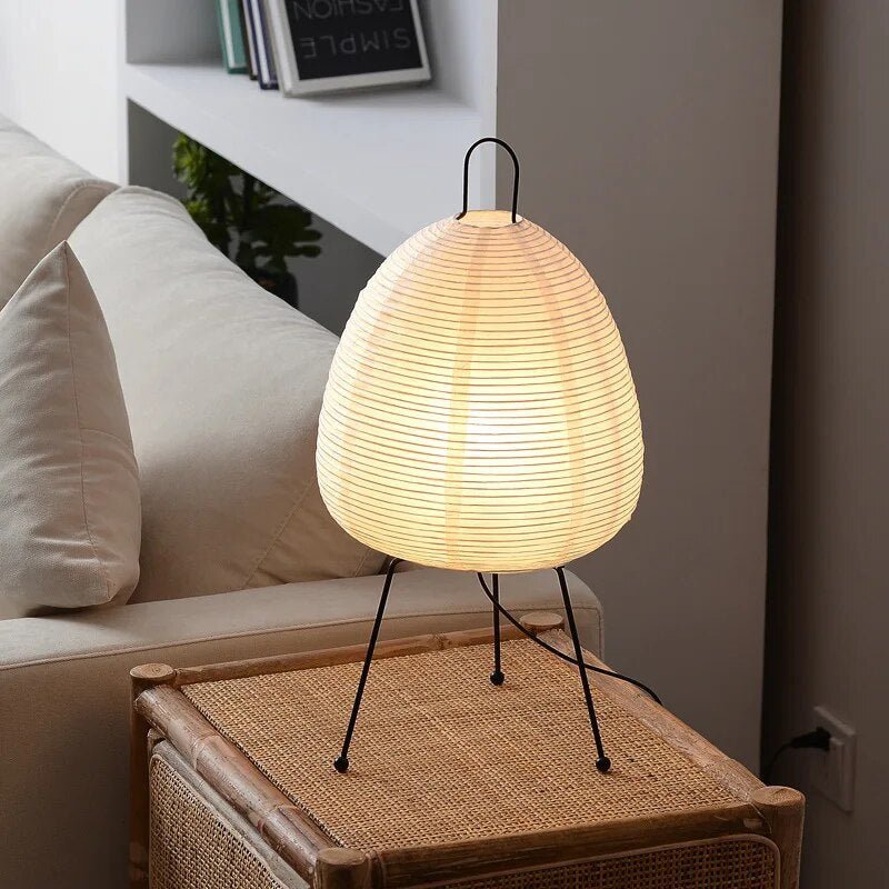 Reispapier Tischlampe für stimmungsvolle Beleuchtung