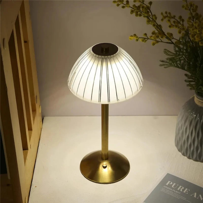 Kabellose LED Tischlampe mit Dimmbaren Farboptionen