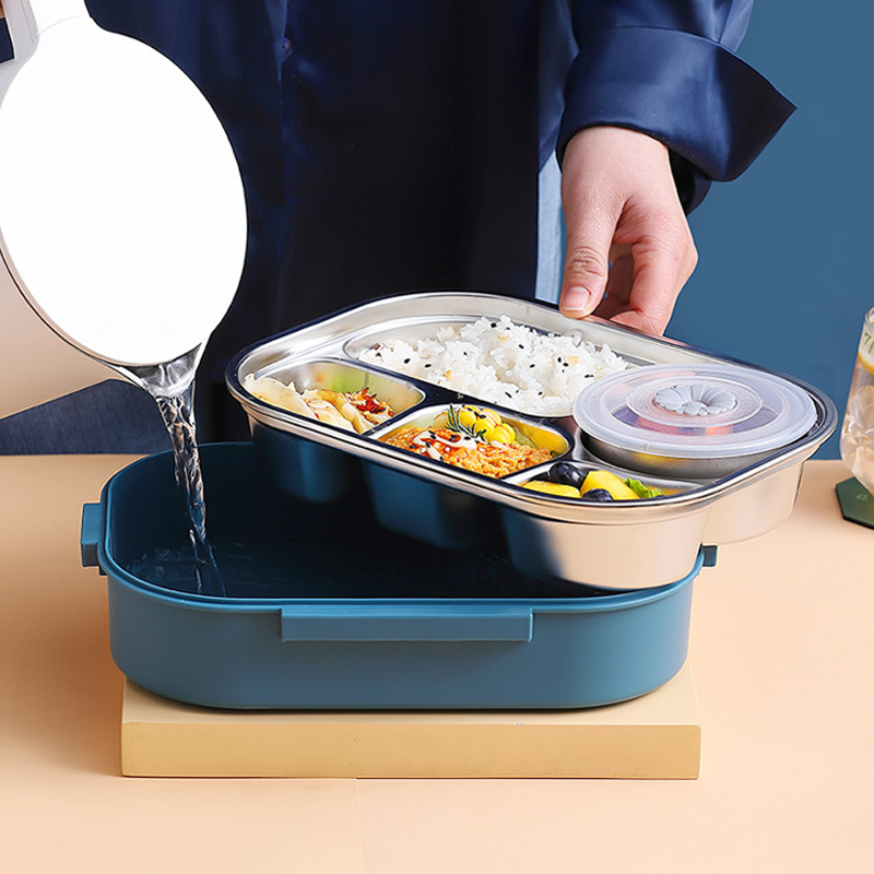 Thermische Edelstahl Lunchbox – Warmhaltend & Auslaufsicher