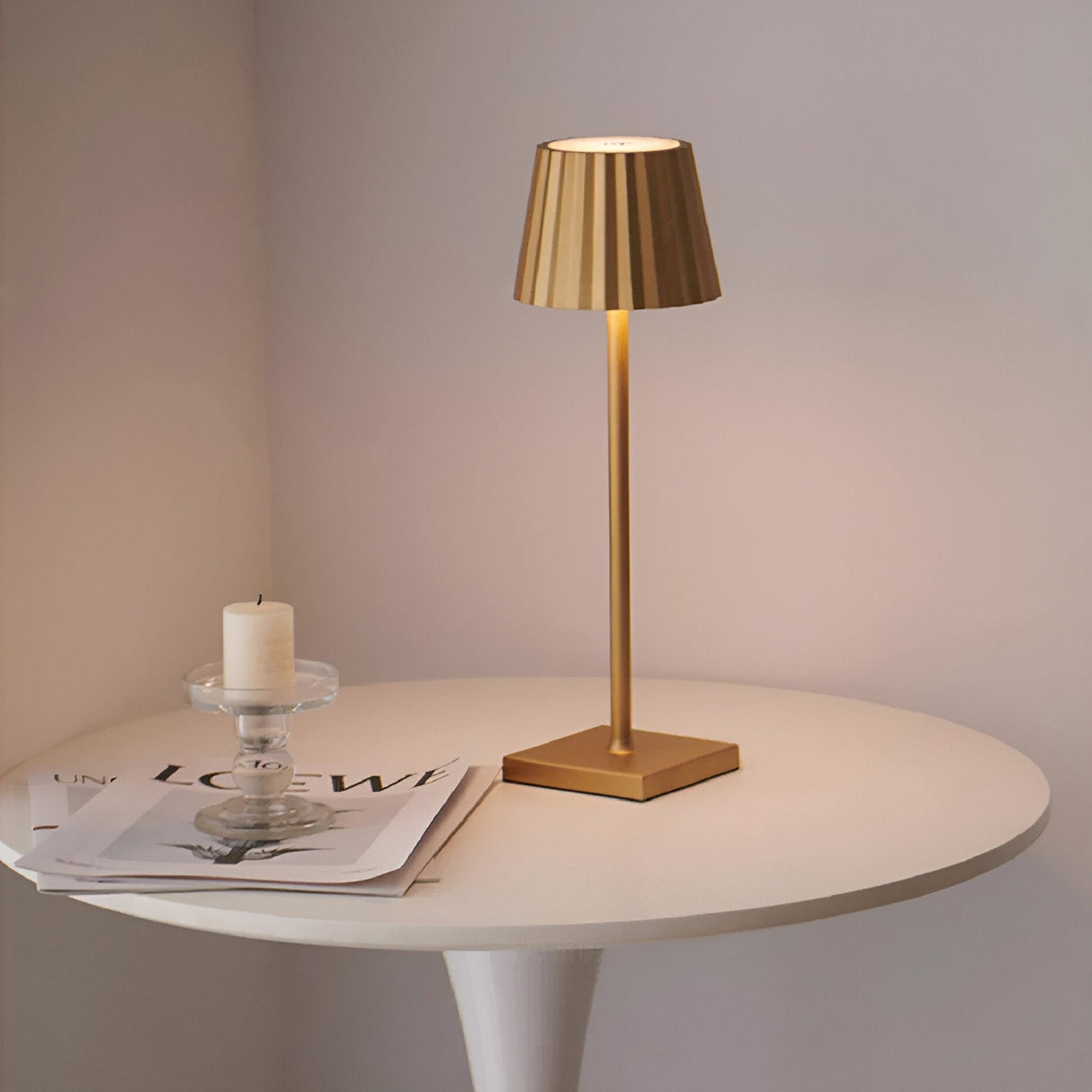 Kabellose LED Tischlampe mit Touchbedienung