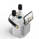 Tragbarer Karaoke Bluetooth Lautsprecher mit 360° Surround und Subwoofer