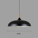 Moderne skandinavische Eichenholz LED Deckenlampe