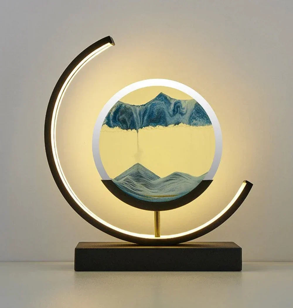Beruhigende Sandlandschaft Lampe - Natürliche Atmosphäre und Entspannung