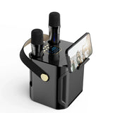 Tragbarer Karaoke Bluetooth Lautsprecher mit 360° Surround und Subwoofer
