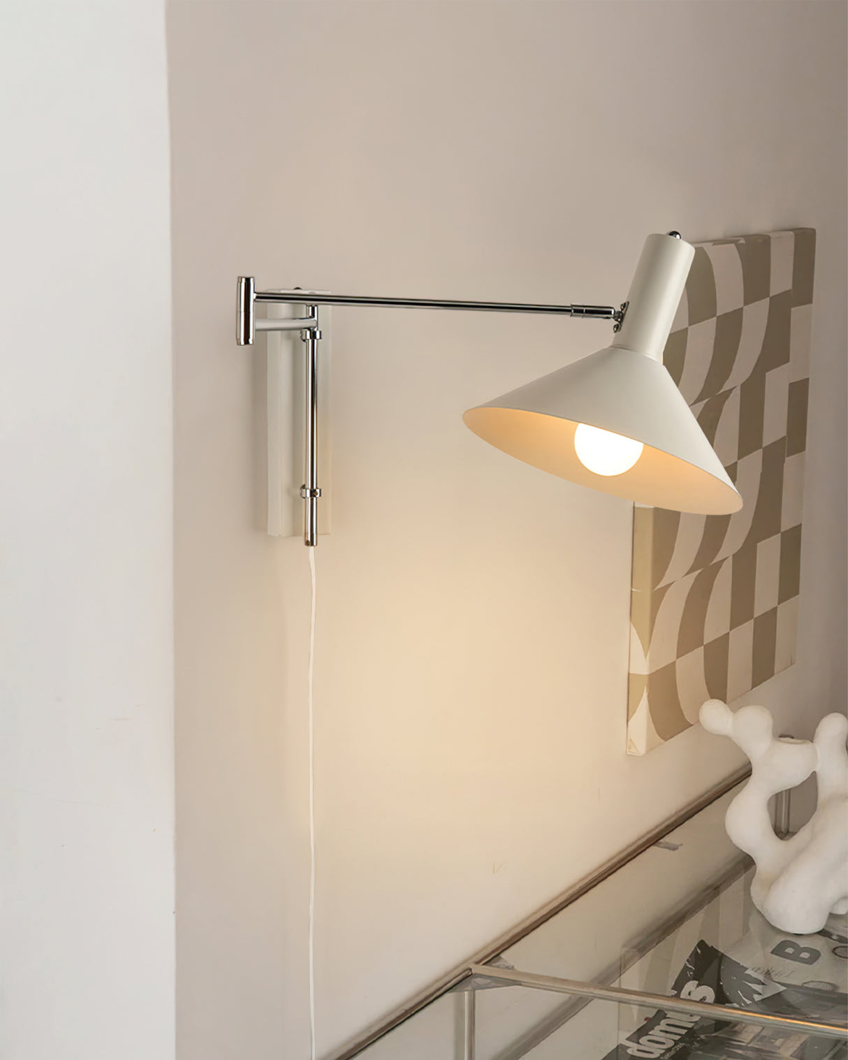 Verstellbare Minimalistische Wandleuchte für Schlafzimmer und Wohnzimmer