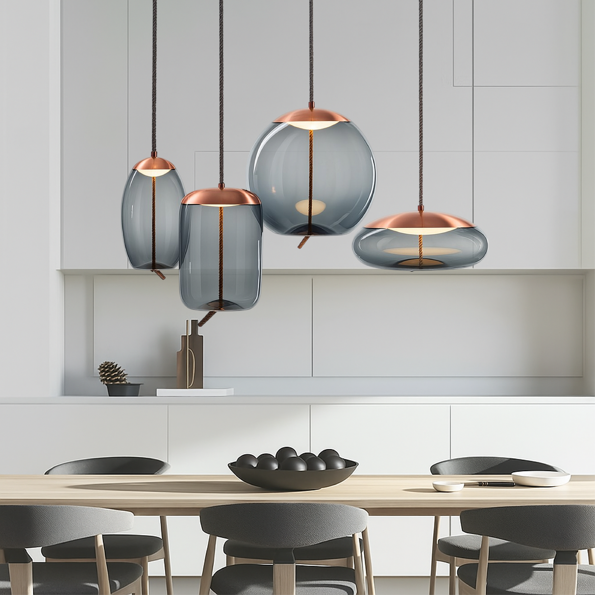 Moderne Hängelampe Roségold Design