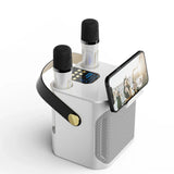 Tragbarer Karaoke Bluetooth Lautsprecher mit 360° Surround und Subwoofer