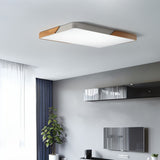 LumaLite - Stilvolle LED-Deckenleuchte mit Holz und Acryl-Diffusor