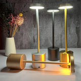Kabellose Touch-Tischlampe mit Warmlicht