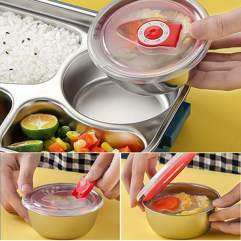 Thermische Edelstahl Lunchbox – Warmhaltend & Auslaufsicher
