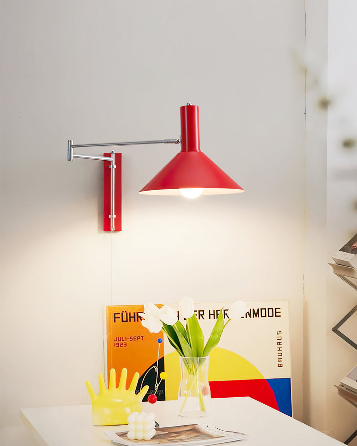 Verstellbare Minimalistische Wandleuchte für Schlafzimmer und Wohnzimmer