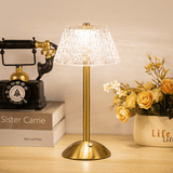 Kabellose Vintage Tischlampe mit Touch-Bedienung und USB-aufladbarem Akku
