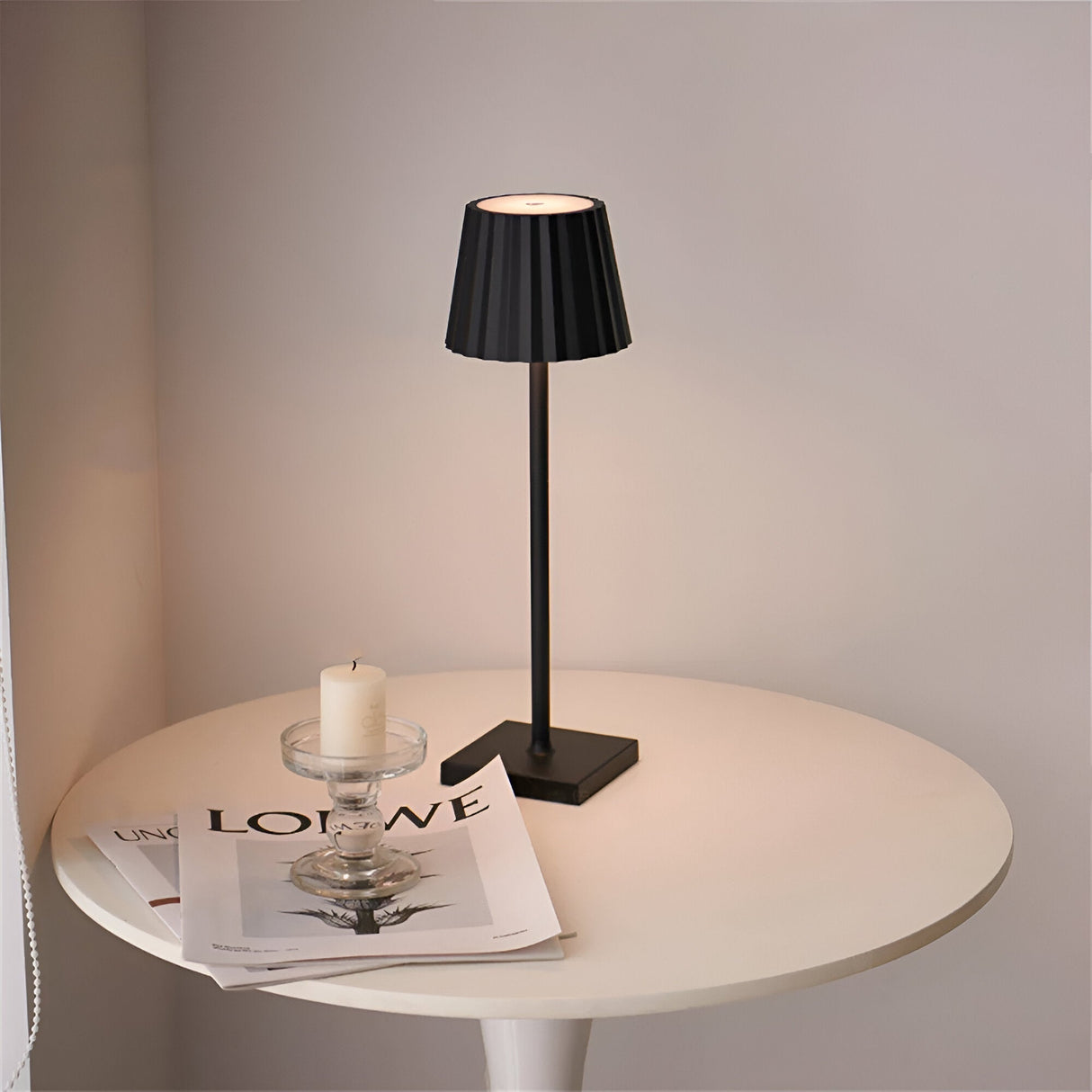 Kabellose LED Tischlampe mit Touchbedienung