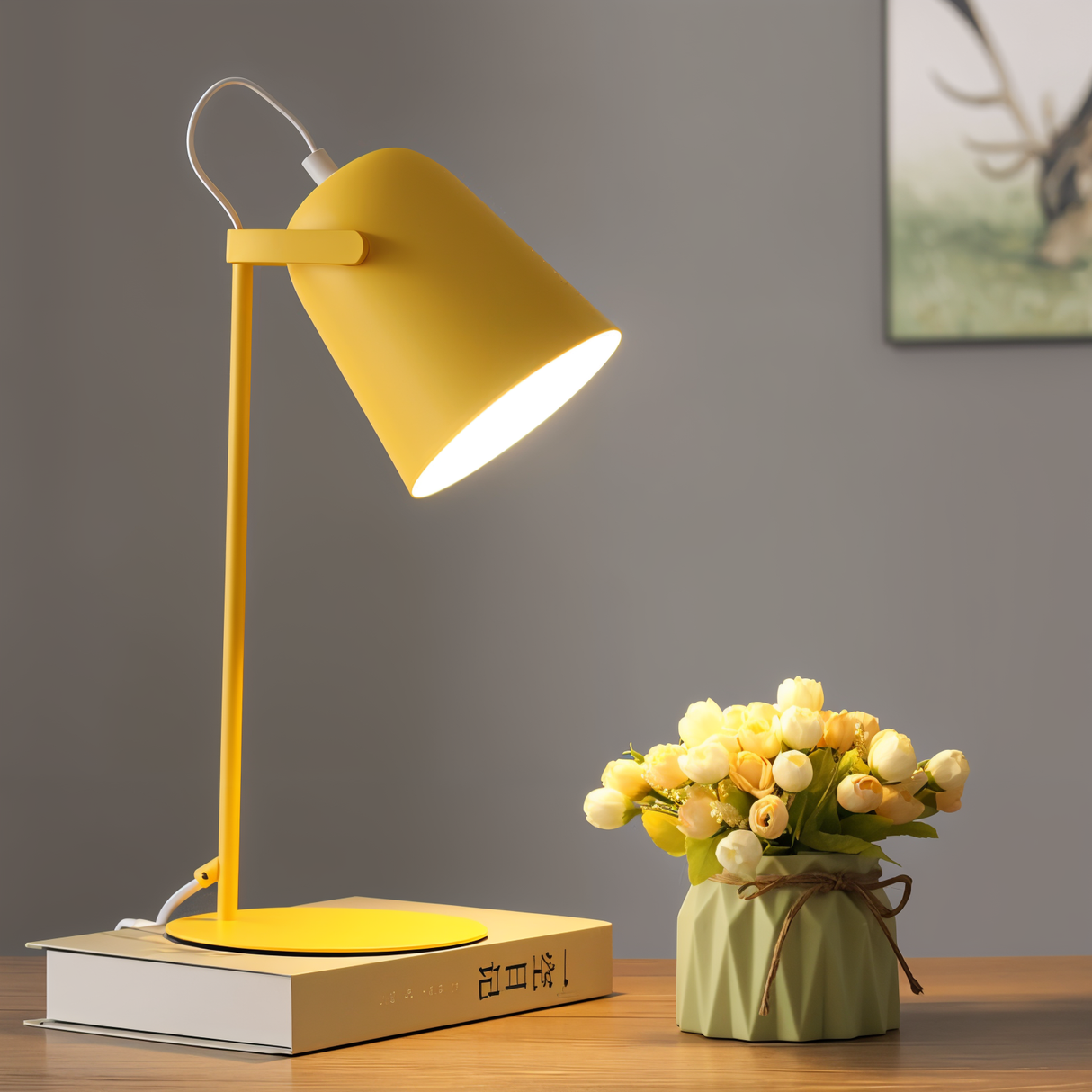 Verstellbare Tischlampe - Bunte LED Leselampe für Schreibtisch