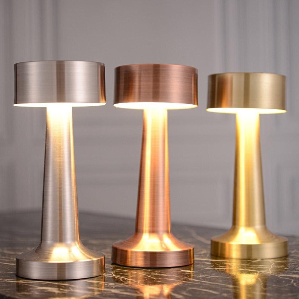 Kabellose Tischlampe mit modernem LED-Design