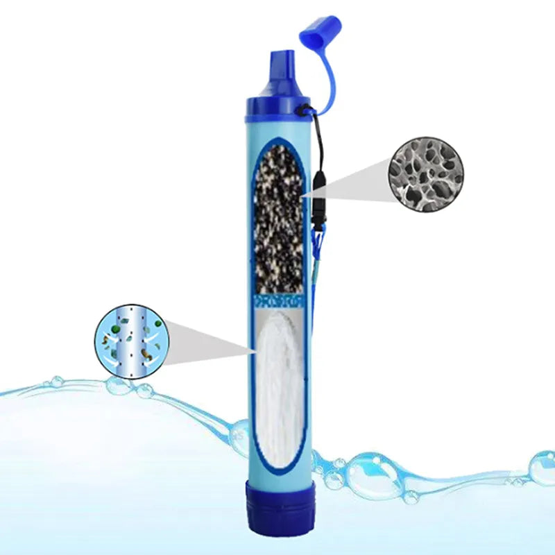 Tragbare Wasserfilter für Notfälle und Outdoor-Abenteuer