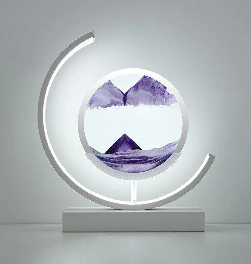 Beruhigende Sandlandschaft Lampe - Natürliche Atmosphäre und Entspannung