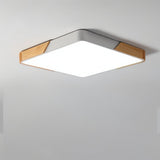 LumaLite - Stilvolle LED-Deckenleuchte mit Holz und Acryl-Diffusor