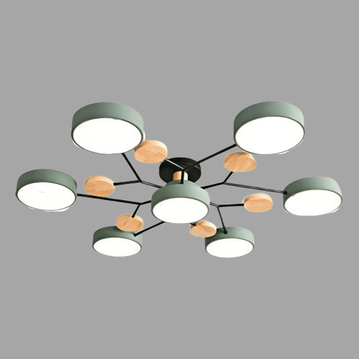 Skandinavische LED-Deckenleuchte - Modernes, Energiesparendes und Nachhaltiges Design