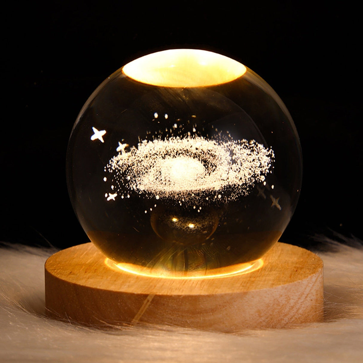 Einzigartige Stimmungsleuchte mit 3D-Effekt und warmem Licht