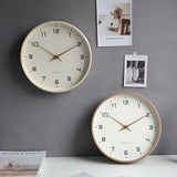 Runde Minimalistische Skandinavische Holz Wanduhr 30cm