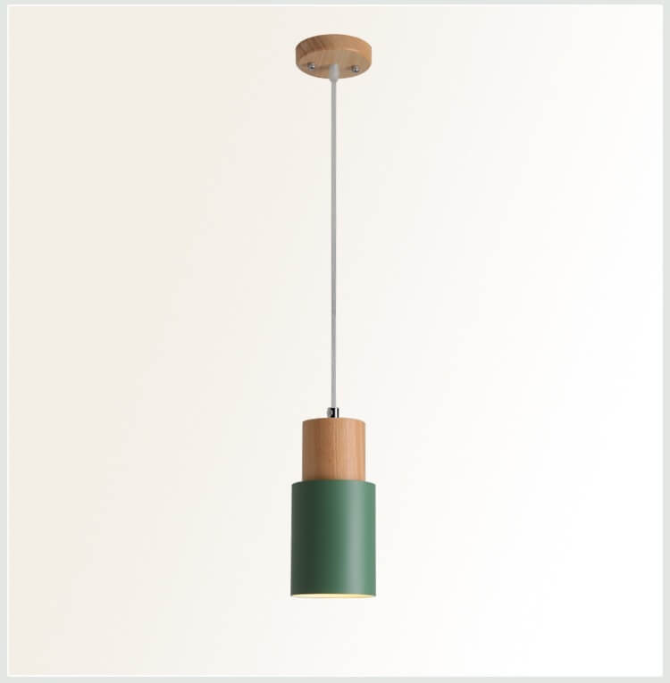 Zylinder Aluminium 1-flammige LED Pendelleuchte Modernes Design