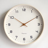 Runde Minimalistische Skandinavische Holz Wanduhr 30cm