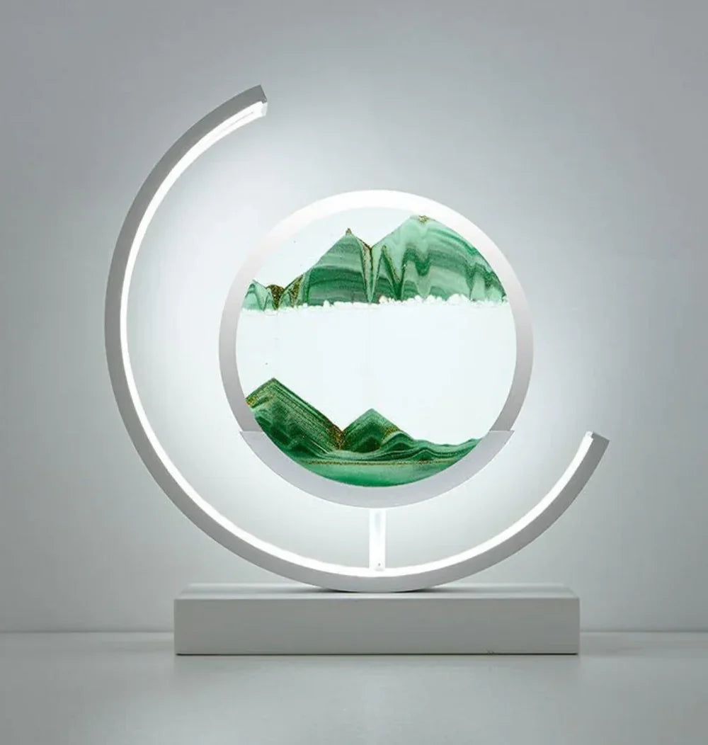 Beruhigende Sandlandschaft Lampe - Natürliche Atmosphäre und Entspannung