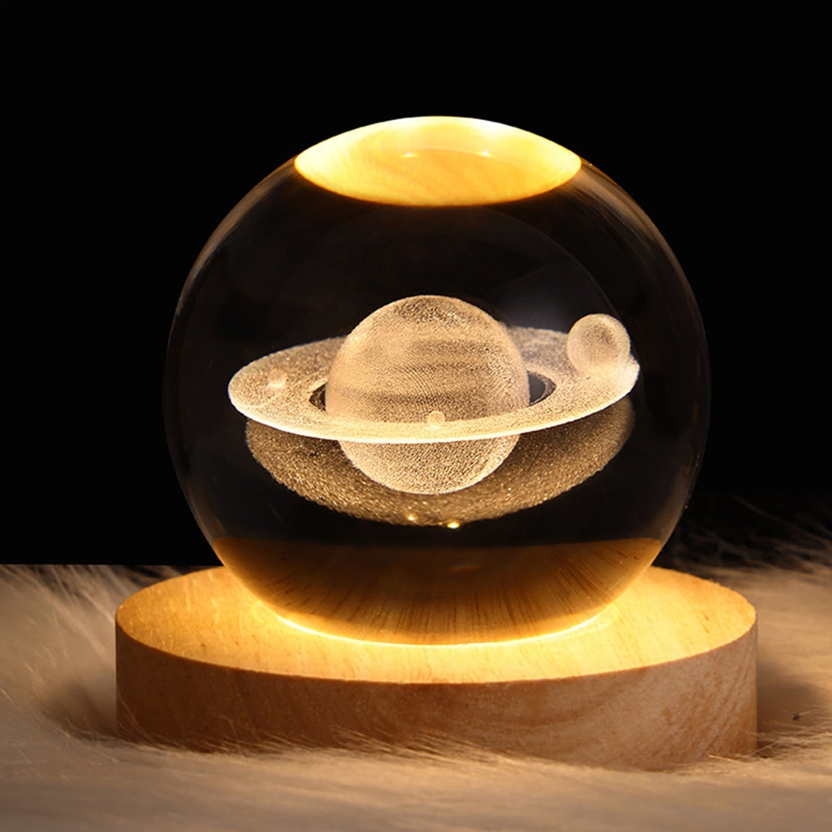 Einzigartige Stimmungsleuchte mit 3D-Effekt und warmem Licht