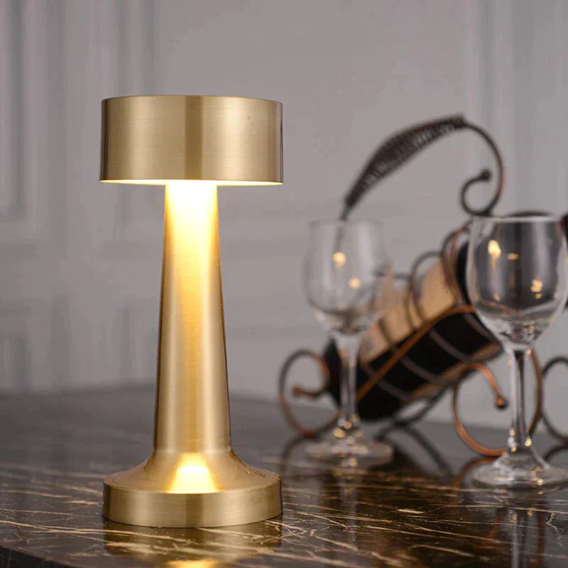 Kabellose Tischlampe mit modernem LED-Design
