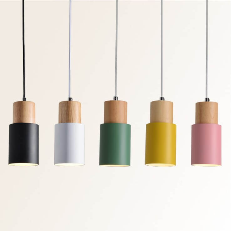 Zylinder Aluminium 1-flammige LED Pendelleuchte Modernes Design