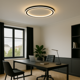 Moderne skandinavische LED-Deckenleuchte - Dimmbare, energieeffiziente und stilvolle Beleuchtung für Wohnzimmer, Esszimmer und Flur