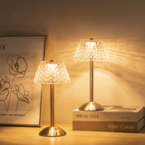 Kabellose Vintage Tischlampe mit Touch-Bedienung und USB-aufladbarem Akku