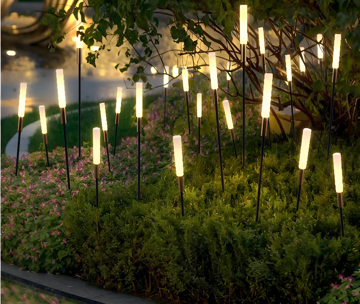 Solar-LED-Außenbeleuchtung - Einfache Installation