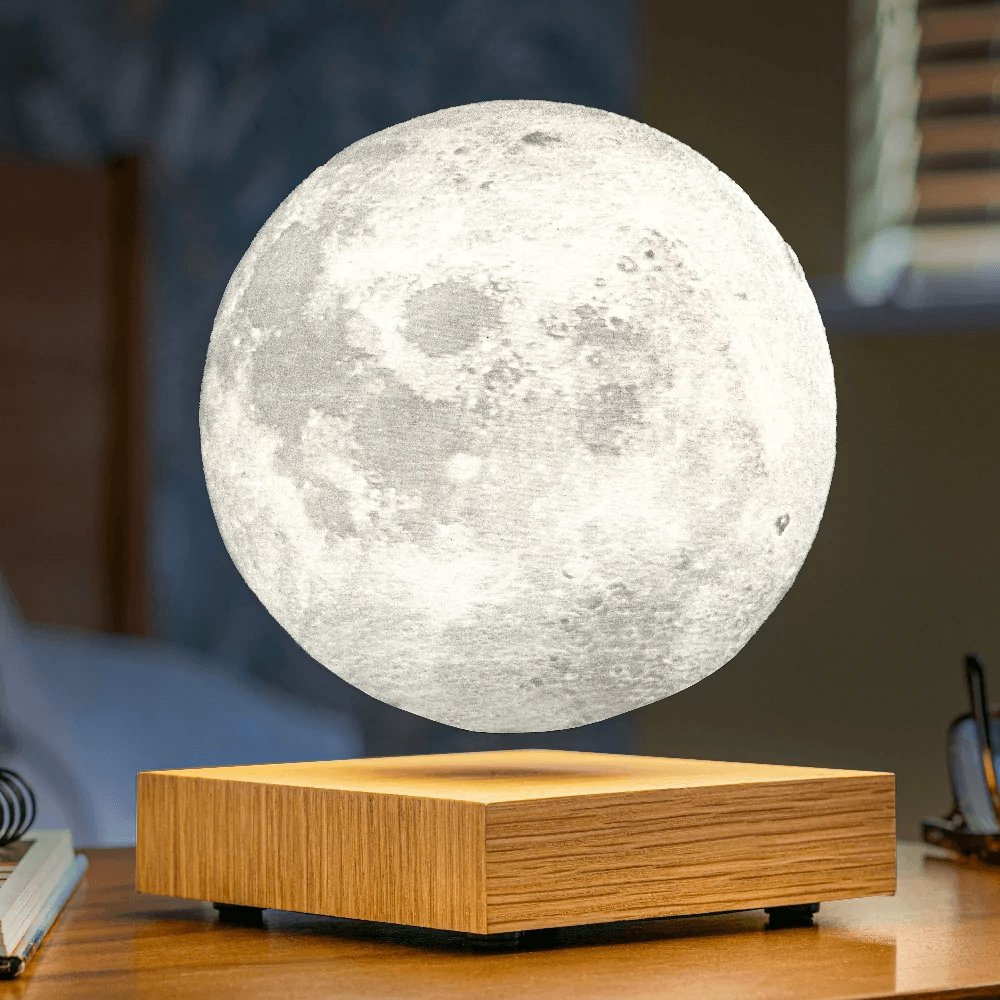 Schwebende 3D Mondlampe mit Magnetischer Technologie